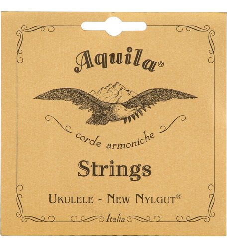 Nylgut Aq-15 Cuerdas Para Ukelele Tenor Wound Low G 1 Pack 4