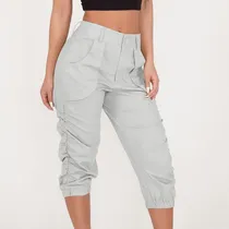 Comprar Pantalones Cargo Para Mujer, Pantalones Harem Jogging Beam