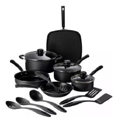 Juego De Ollas Tramontina Set 15 Piezas Antiadherente Cocina