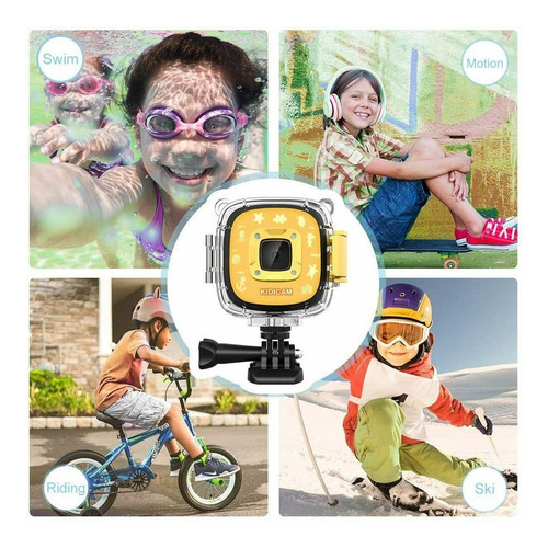 Imagen 2 de 4 de Camara De Acción Para Niños Incluye Accesorios