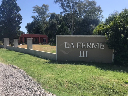 Venta. Lote. La Ferme. Cardales. Exaltacion De La Cruz