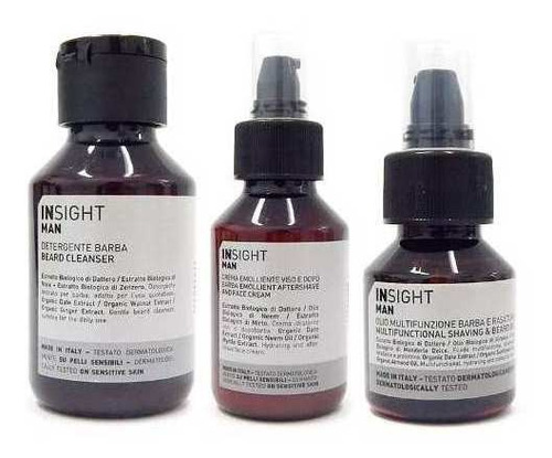 Kit Insight Man Beard Cuidado Barba Shampoo + Serum + Crema