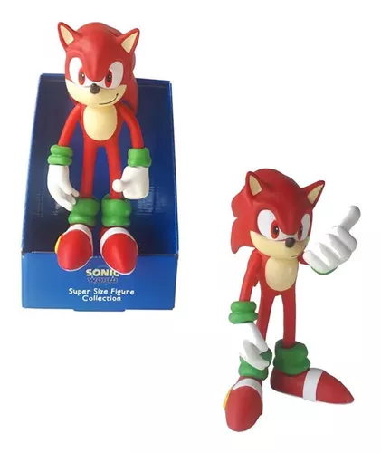 Sonic e Sonic Vermelho Collection - 2 Bonecos Grandes - Super Size