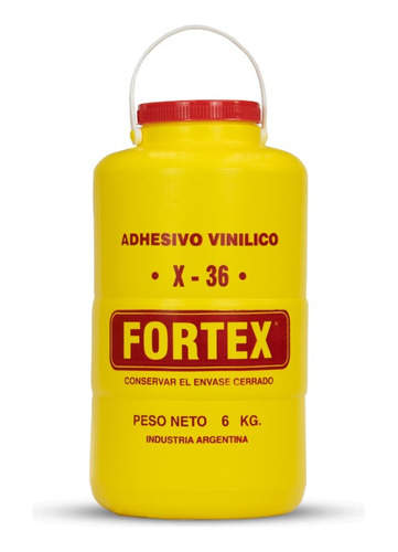 Cola Carpintero Fortex X-36 Adhesivo Vinilico Especial 6kg