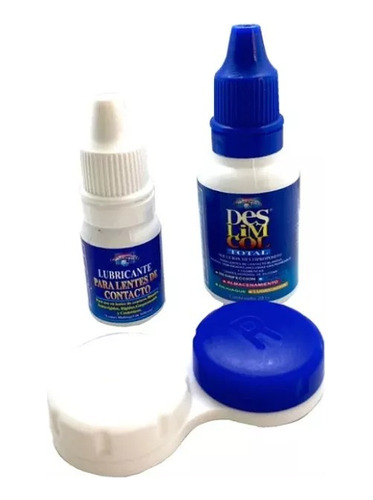 Kit De Inicio - Solución + Lubricante + Estuche Para Lentes