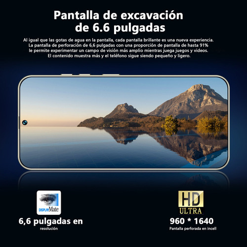 Sj Teléfonos Inteligentes Android Baratos 4g S25 Ultra 6.6 Pulgadas Ram4gb Y Rom128gb Verde Oscuro