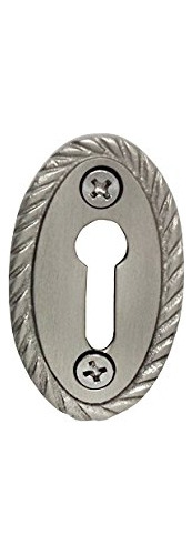 1 7 8 X 8  Cuerda Patron Laton Keyhole Cover Acabado 6 Key