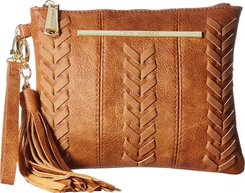 Steve Madden Whipstitch Wallet Coñac Talla Única