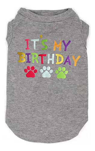 Futmtu Camisetas De Cumpleaños Para Perros, Niños Y Niñas, C
