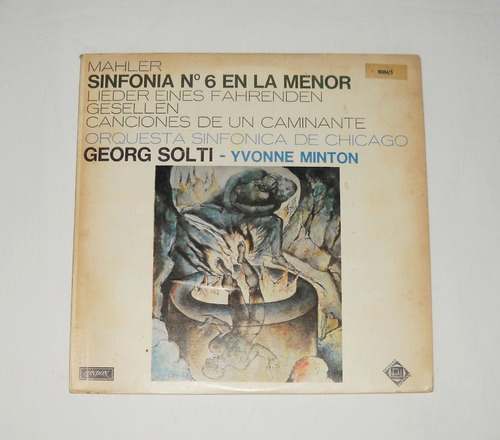 Georg Solti Yvonne Minton Mahler Sinfonía No. 6 2lp Vinilo
