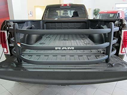 Dodge Ram Negro De Aluminio De La Puerta Posterior Cama Exte