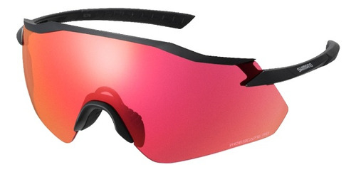 Gafas Equinox4 Shimano, color negro mate, lentes para viajes todoterreno, lentes de color metálico