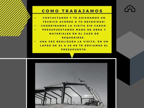 Imagen 7 de 8 de Techista Zinguero Chapa Teja Galpones Canaletas Reparaciones