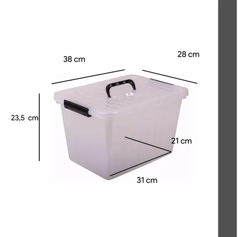 Caja organizadora transparente grande best sale