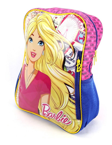 Mochila Infantil Da Barbie Costas Escolar Sestini 065228