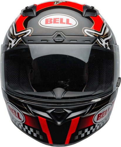 Capacete Bell Qualifier Dlx Mips Isle Of Man Red Black White