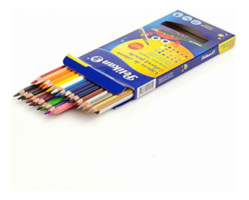 Pelikan 30330304 Lápices De Colores Triangulares Con 24