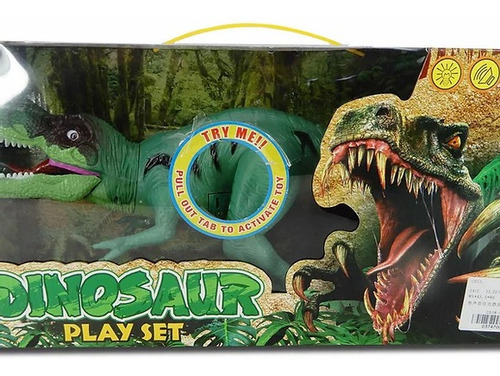 Dinosaurio Set Con Luz Y Sonido