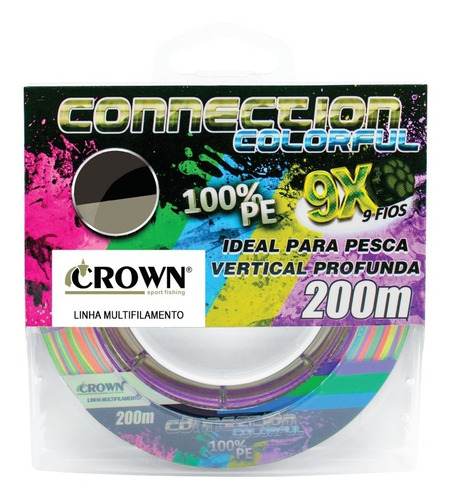 Linha Multi Connection 9x 0,47mm 100lbs 200m - Colorful