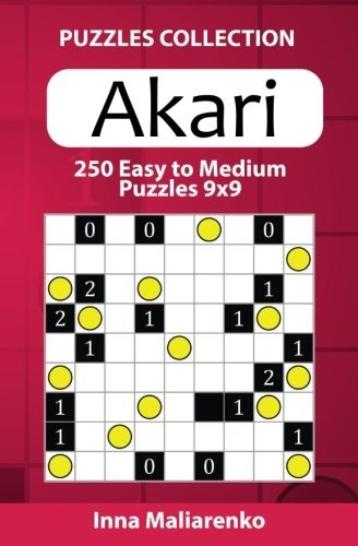 Akari  250 Easy To Medium Puzzles 9x9
