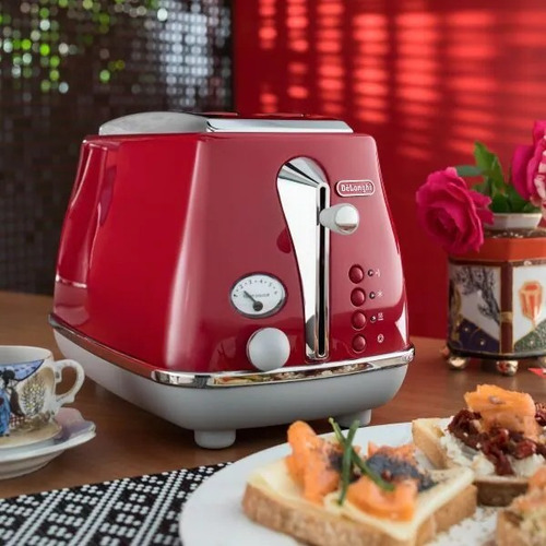 Imagen 2 de 5 de Tostadora Delonghi Icona 2 Panes Cto2003