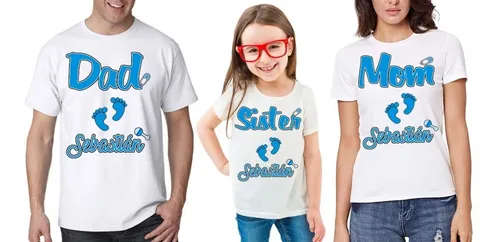 Camisetas personalizadas papa y bebe sale