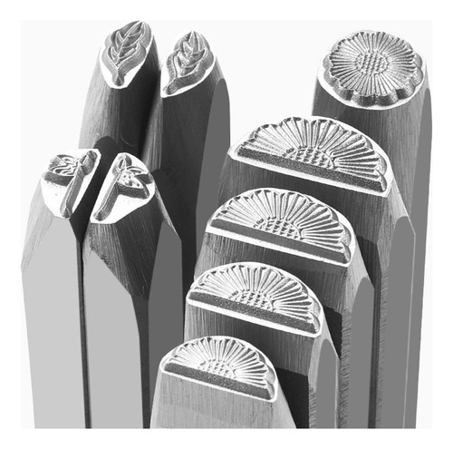 Sello De Metal Para Joyería, Sello Artístico Hoja Derecha