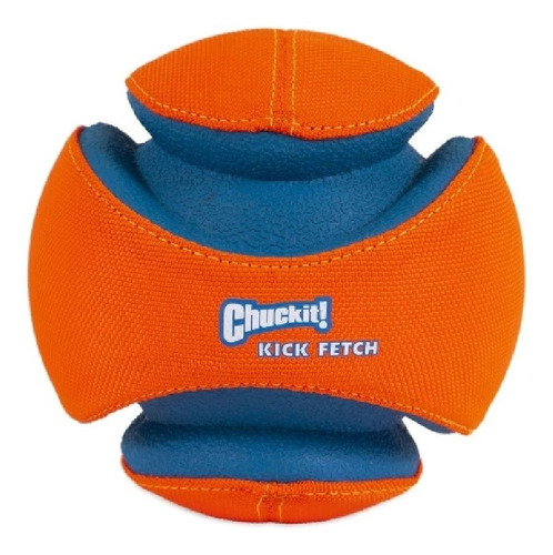 Brinquedo Bola Cães Cachorro Chuckit Kick Fetch Ball Pequeno Cor Azul E Laranja