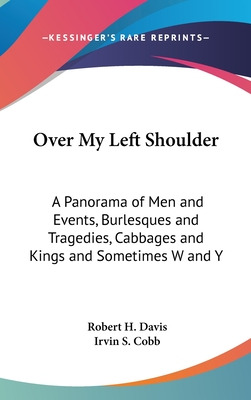 Libro Over My Left Shoulder: A Panorama Of Men And Events...