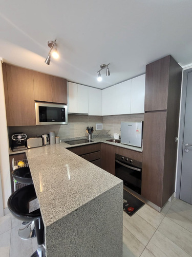 Metro Santa Isabel 2d+2b+edificio Full Equipado