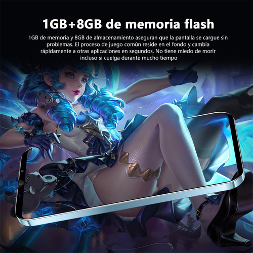 Teléfonos Inteligentes Android Baratos Spark 10 Pro 5.0 Pulgadas Ram1gb Y Rom8gb Negro