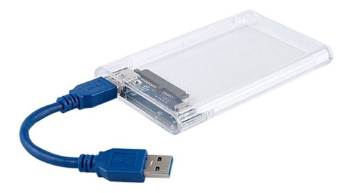 Cofre Case Transparente Para Disco Duro Sata 2.5 Usb3.0 4tb!