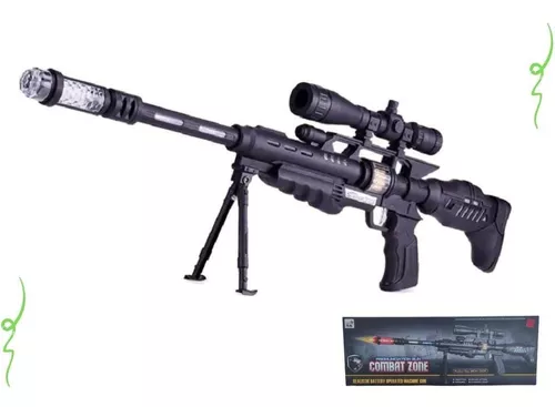 Rifle Arma Sniper De Brinquedo Arma Mira A Lazer - JUN QI