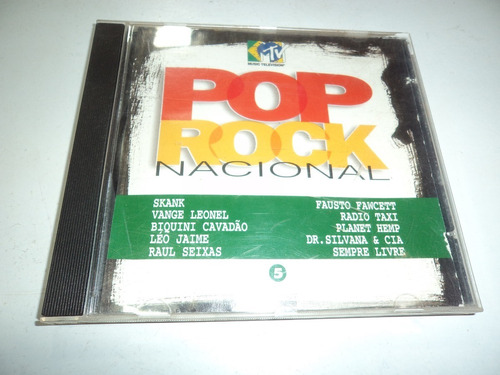 Cd -pop Rock Nacional-volume 5-(original)