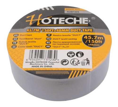 Teipe Plomo 50mtsx48mm Hoteche 