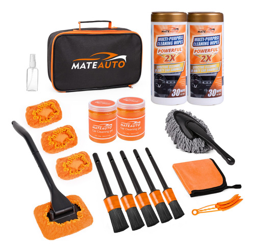 Mateauto Kit De 19 Piezas De Detalles Interiores De Automvil