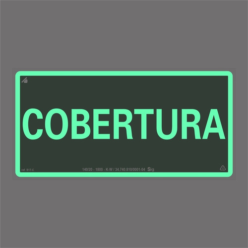 Placa De Sinalização Pavimento Cobertura