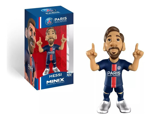 Messi Minix Figura Coleccionablen Del Paris Football Stars