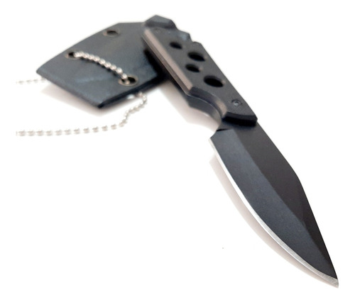 Cuchillo Colgante Kydex Neck Knife Black Shadow