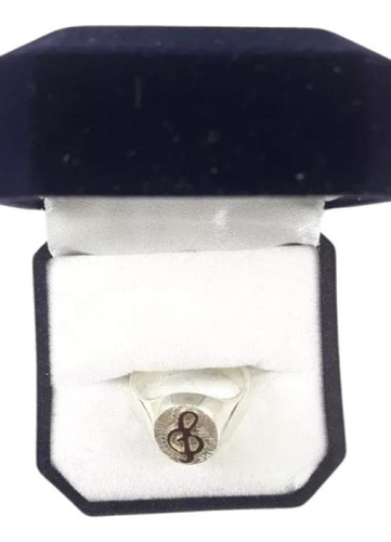 Anillo Músico Clave De Sol Plata Y Oro Redondo