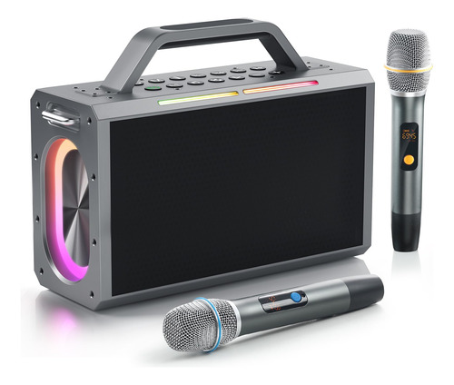 Maquina De Karaoke Con Graves Profundos, Altavoz Bluetooth P