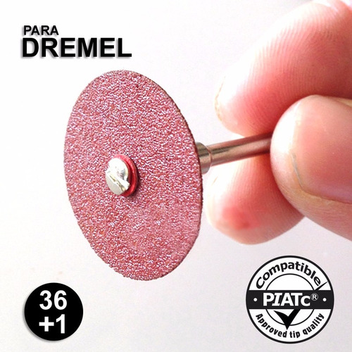 Kit 36 Disco De Corte P/ Micro Retífica Dremel + 1 Haste 420