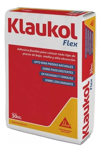 Pegamento Klaukol Flex X 30 Kg ¡mejoramos Toda Oferta!