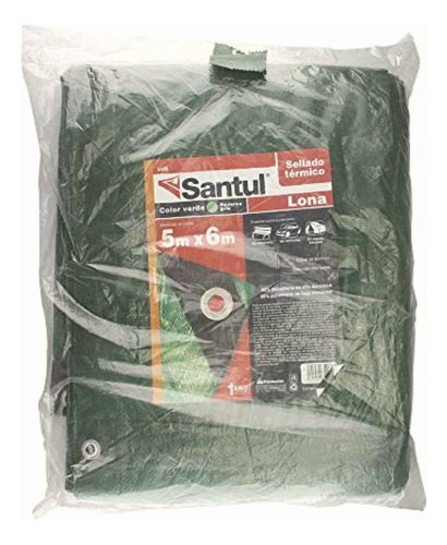 Santul 5468 Lona Uso Ligero, Verde, 5 X 6m