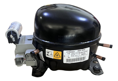Compresor Embraco Em2x 3125u 1/3+ R-290a Kit Arranque