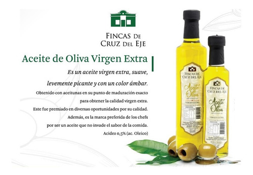 Aceite De Oliva Extra Virgen 500cc