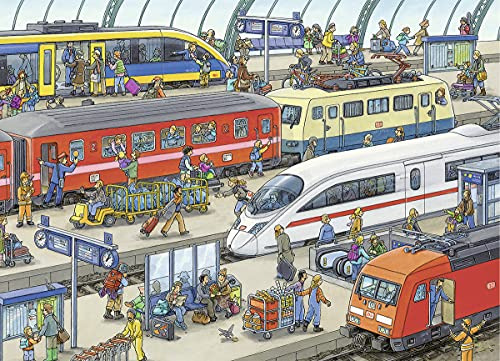 Ravensburger Estación De Tren 60 Piezas Rompecabezas Aaeyy