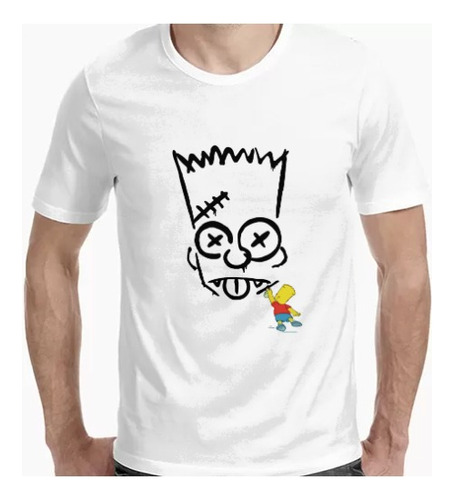 Playera Bart Graffiti Simpsons