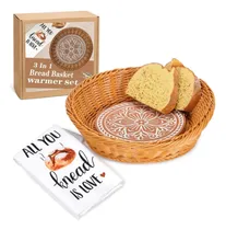 Comprar Canasta De Pan De Pan Con Piedra, Canasta De Pan Para Servir