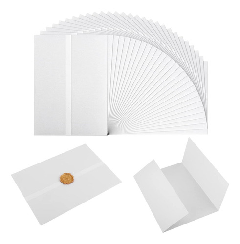 50x Chaquetas De Envoltura De Invitaciones De Boda Para